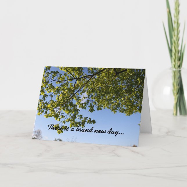 A note for encouragement card (Front)