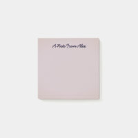 A Note From Alex