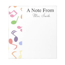 A Note From Colourful Music Note Musician