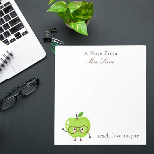 A Note From Teacher Appreciation Cute Notepad