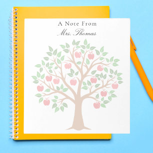 A Note From Teacher Appreciation Teacher Notepad