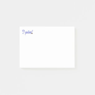 A note from the artist, I paint Post it Notes