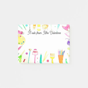 A note from the Teacher Pencils Watercolor 