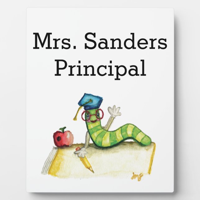 A Note from the Teacher Plaque (Front)
