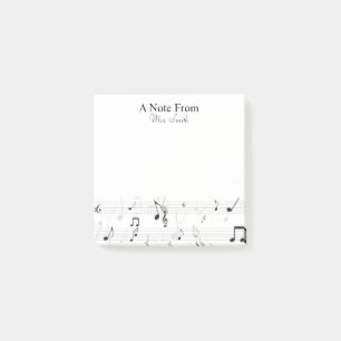 A Note From Whimsical Music Note Musician