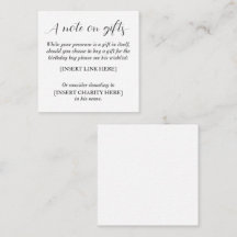 A Note on Gifts