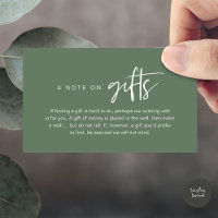 A note on gifts, Honeymoon Wish Fund Cash