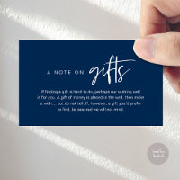 A note on gifts, Honeymoon Wish Fund Cash