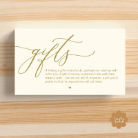 A note on gifts, Modern Romantic Wedding