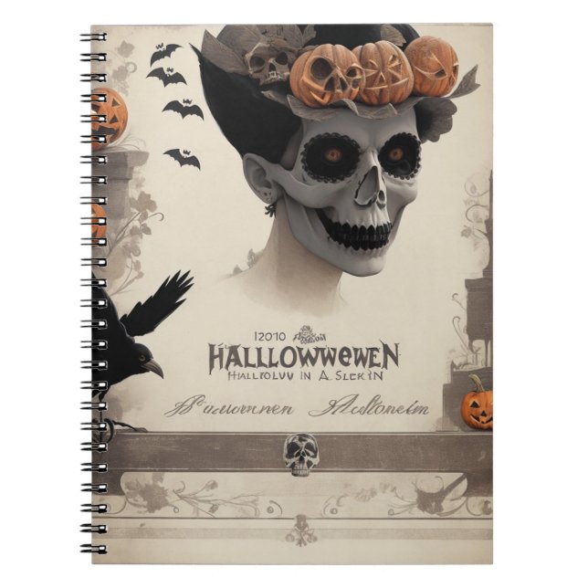 A Notebook That's a Treat for Halloween Lovers (Front)