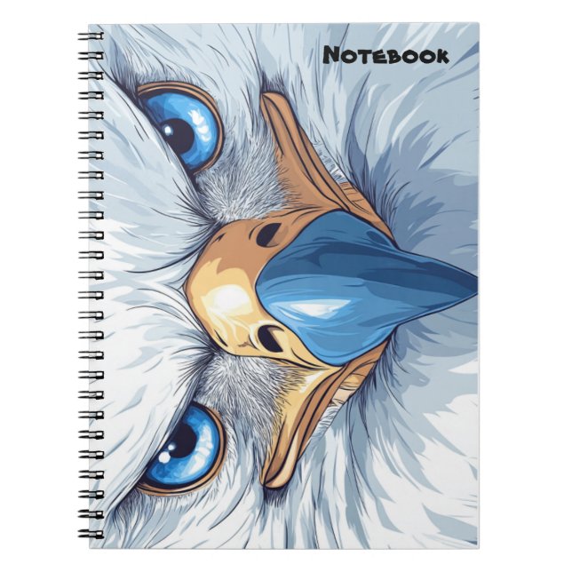 A notebook with eyes (Front)