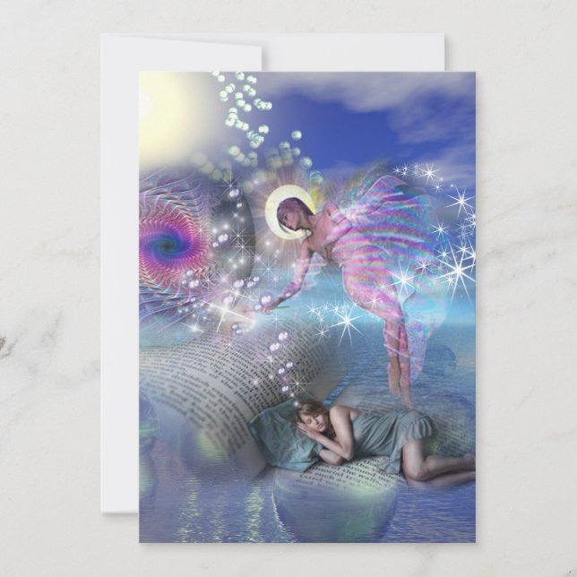 A novel can be a portal into parallel realities  holiday card (Front)