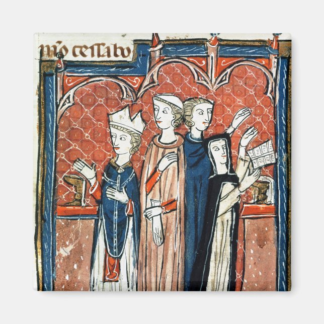 A nun taking her vows and mass magnet (Front)