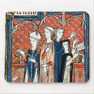 A nun taking her vows and mass mouse pad