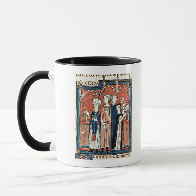 A nun taking her vows and mass mug (Left)