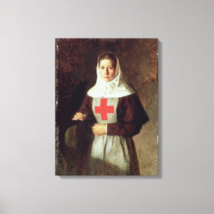 A Nurse, 1886 Canvas Print