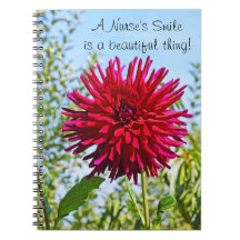 A Nurse's Smile is a beautiful thing notebook RN