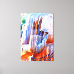 A-ok mudra wrapped canvas