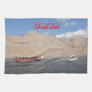 A Omani Coastal Adventure Tea Towel