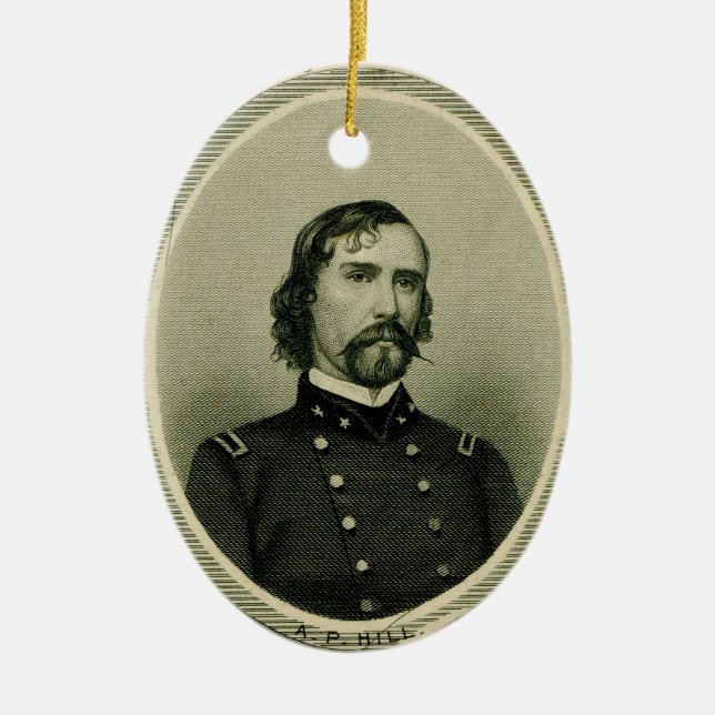 A.P. Hill Ceramic Tree Decoration (Front)