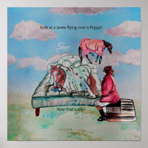 a page from the book, fly boots poster