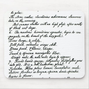 A page from the diary of Rev. James Woodforde Mouse Pad