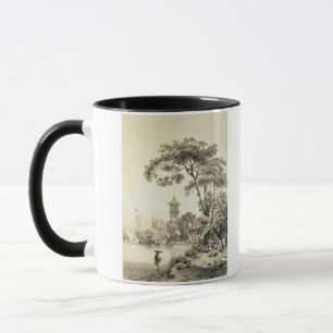 A Pagoda on the Macao-Canton Canal, plate 21 from Mug
