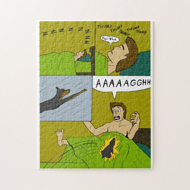 A painful wake up jigsaw puzzle (Vertical)