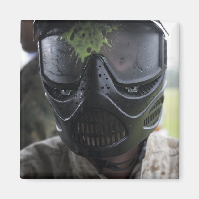 A paintball round magnet (Front)