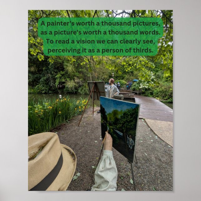 A Painter's Words Poster (Front)