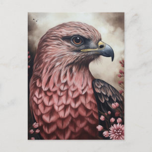 A Painting of a hawk Postcard