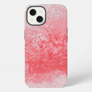 a painting of a red sky with trees iPhone 13 case
