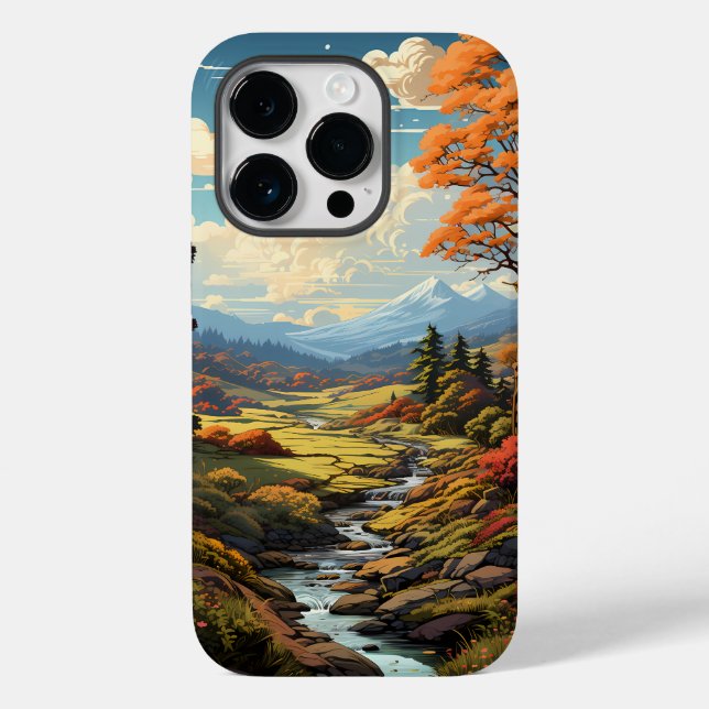 A Painting of Forest Landscape Case-Mate iPhone Case (Back)