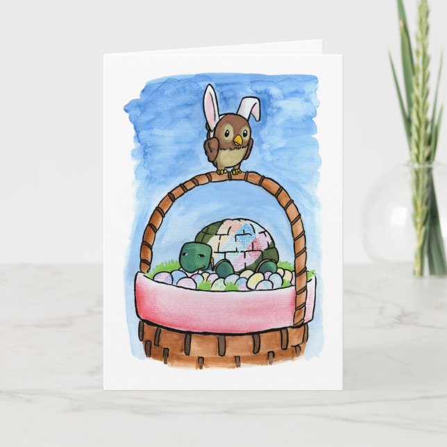 A Pair of Basket Cases Holiday Card (Front)