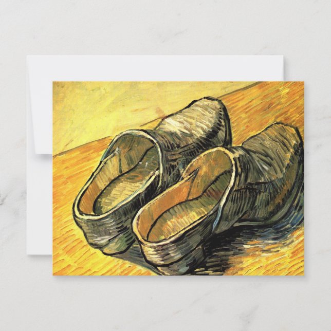 A Pair of Leather Clogs by Vincent van Gogh (Front)
