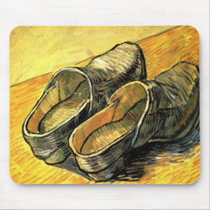 A Pair of Leather Clogs by Vincent van Gogh Mouse Pad