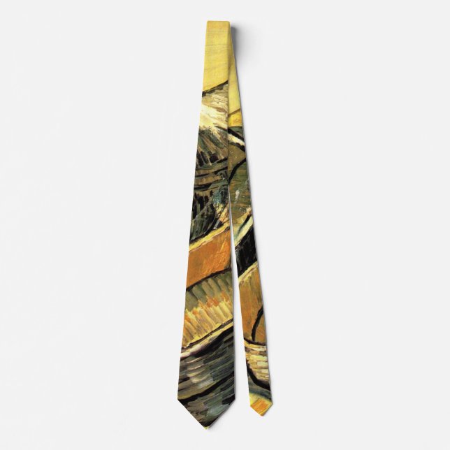 A Pair of Leather Clogs by Vincent van Gogh Tie (Front)