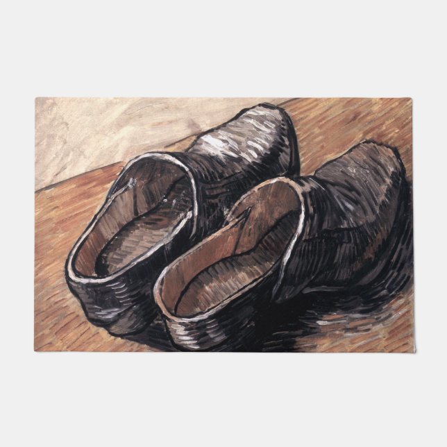 A Pair of Leather Clogs - Van Gogh Doormat (Front)