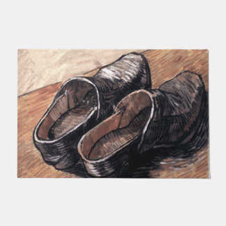 A Pair of Leather Clogs - Van Gogh Floor Mat