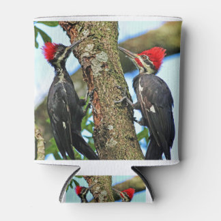 A Pair of Pileated Woodpeckers Can Cooler