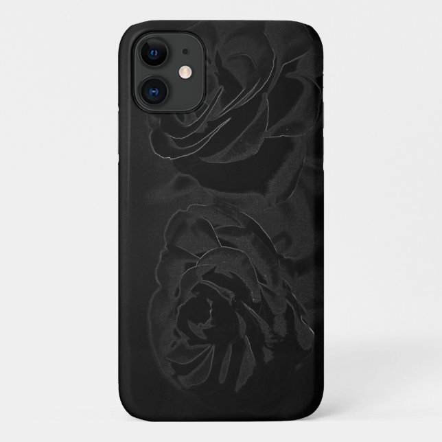 A pair of roses in black Case-Mate iPhone case (Back)