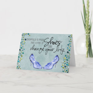 A pair of shoes can change your life-Greeting Car Card