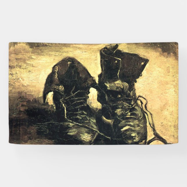 A Pair of Shoes - Van Gogh Banner (Horizontal)