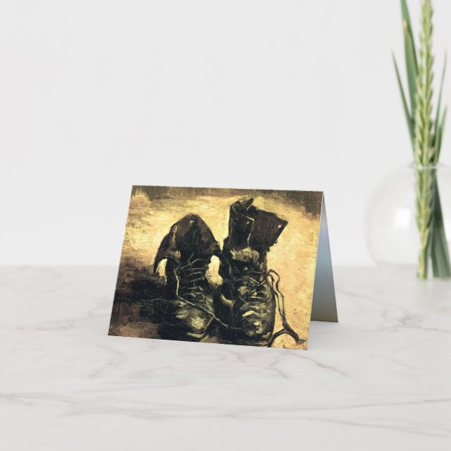 A Pair of Shoes - Van Gogh Card (Front)