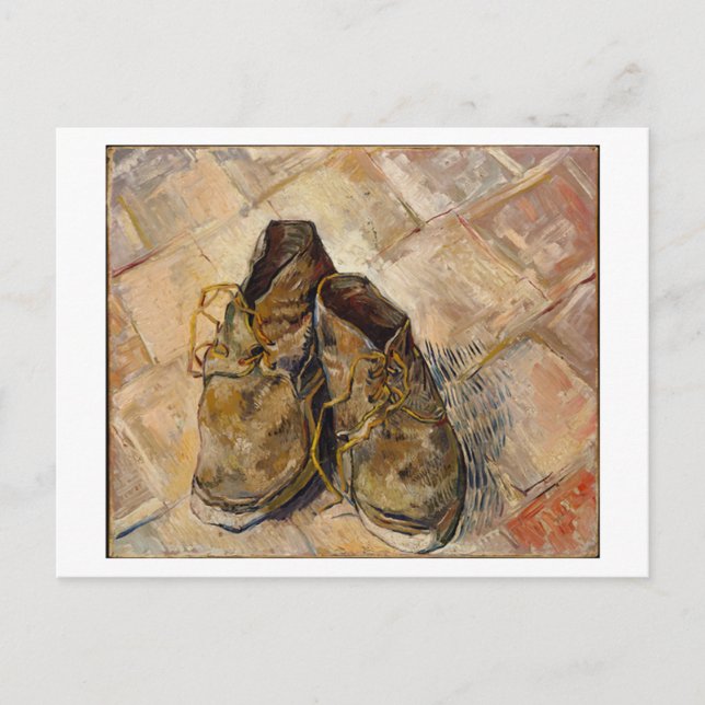 A Pair of Shoes, Vincent van Gogh Postcard (Front)