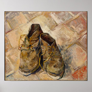 A Pair of Shoes, Vincent van Gogh Poster