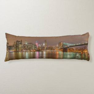 A panorama of the New York City skyline Body Cushion