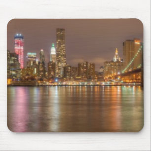 A panorama of the New York City skyline Mouse Pad