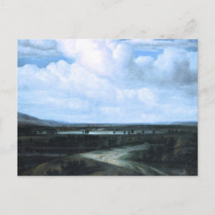 A Panoramic Landscape with a Country Estate Postcard