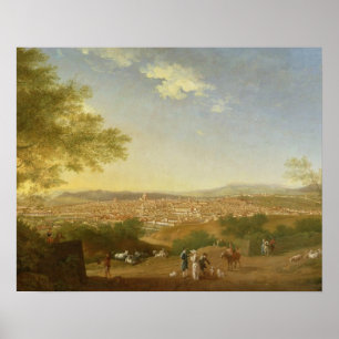 A Panoramic View of Florence from Bellosguardo, 17 Poster